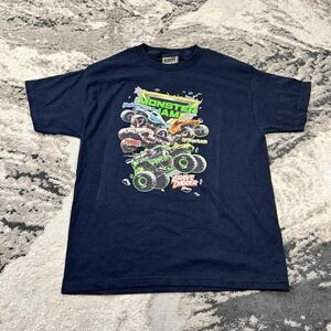 2025 Monster Jam Official Tour tee Grave Digger Megalodon El Toro Loco Sz S